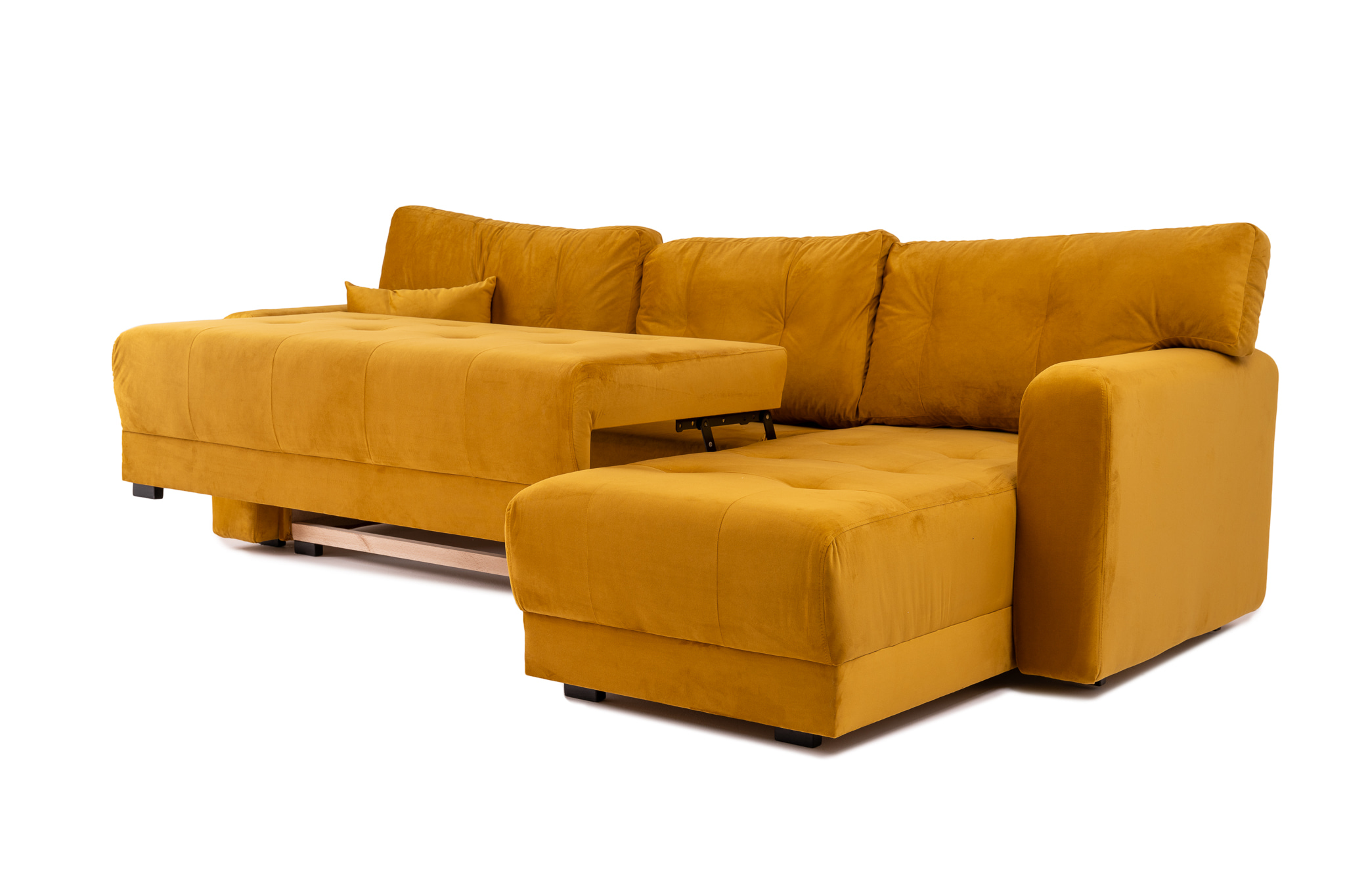 Canapea extensibilă Oscar – Galben - imagine 3