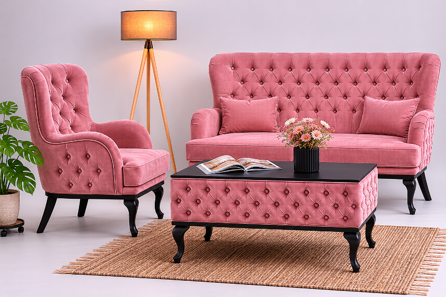 Victoria 2–ка цвят розов жасмин Davis Riviera 62 - Image 4