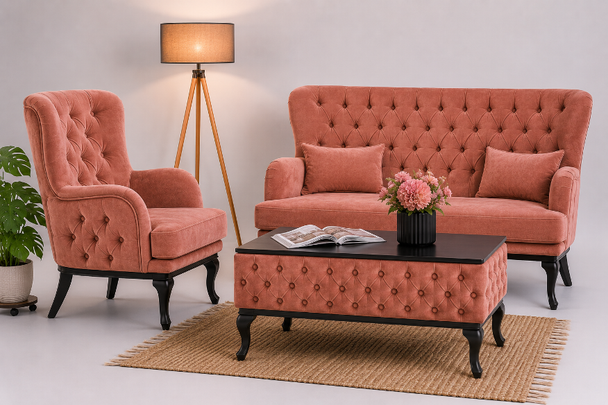 Victoria 2–ка цвят ръждиво розов Davis Riviera 63 - Image 5
