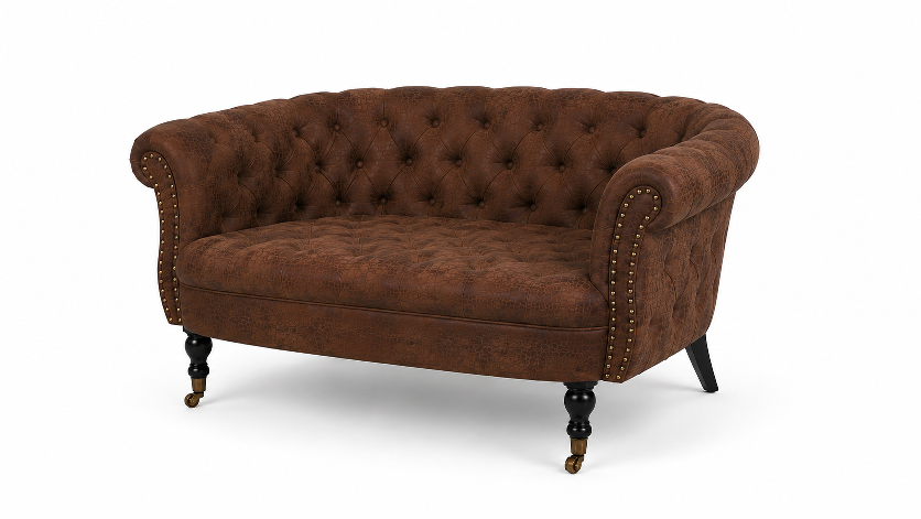 2ка Chesterfield Ludovic – Challenger цвят Davis Preston 29 Винтидж кафяв - Image 2
