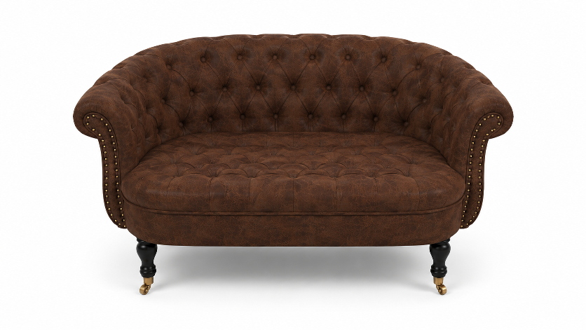 2ка Chesterfield Ludovic – Challenger цвят Davis Preston 29 Винтидж кафяв - Image 3